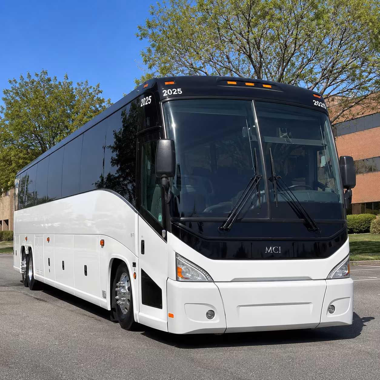 college station charter bus rental exterior