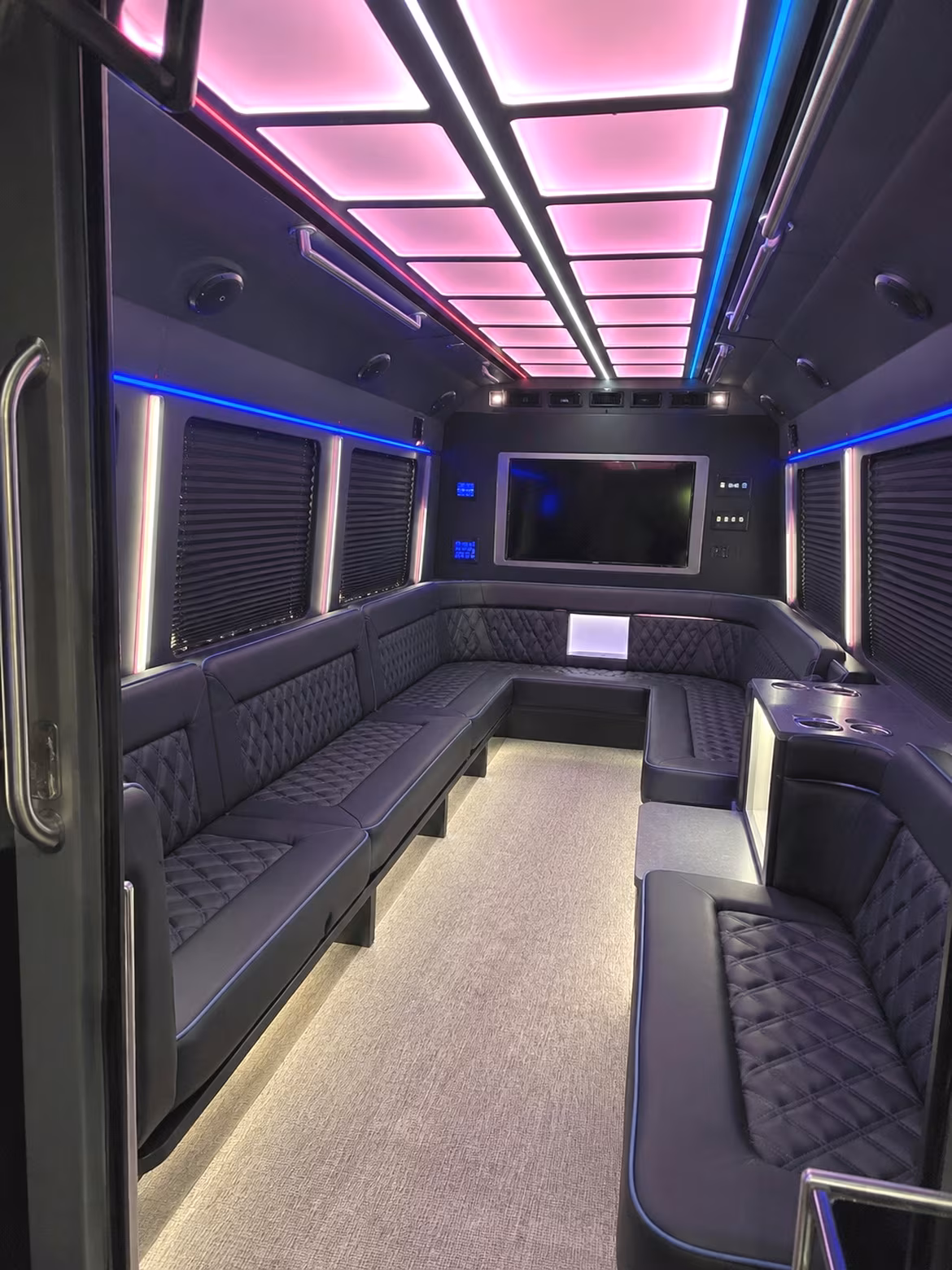 college station holiday party bus rental