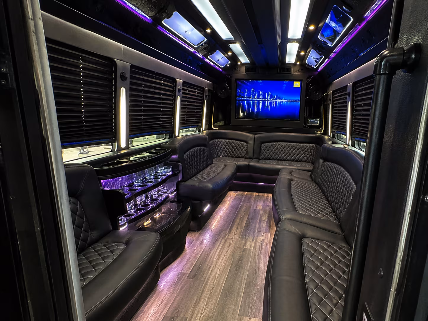 compare party buses and minibuses for every prom group size in the brazos valley