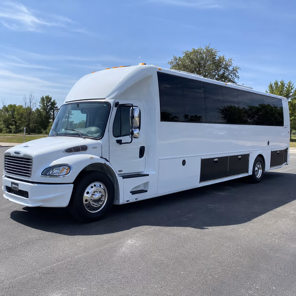 the woodlands 40 passenger party bus