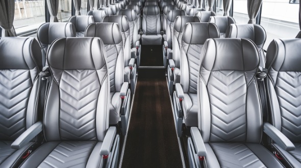 50 passenger charter bus interior