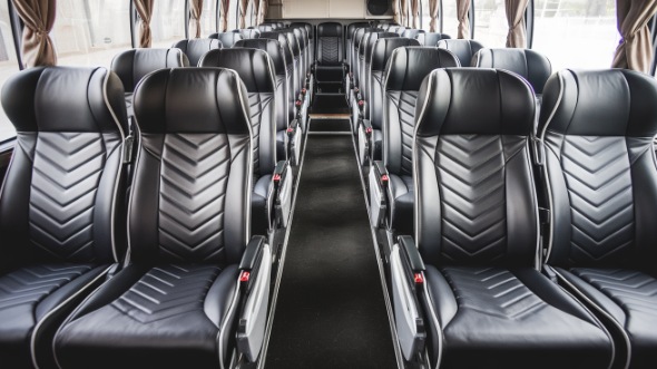 50 passenger charter bus rental the woodlands