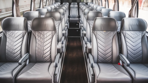 55 passenger charter bus interior