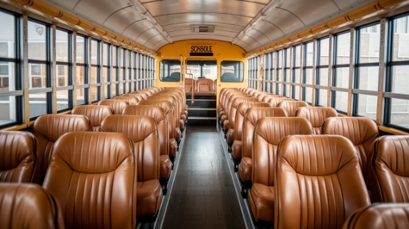 school bus rental inside temple